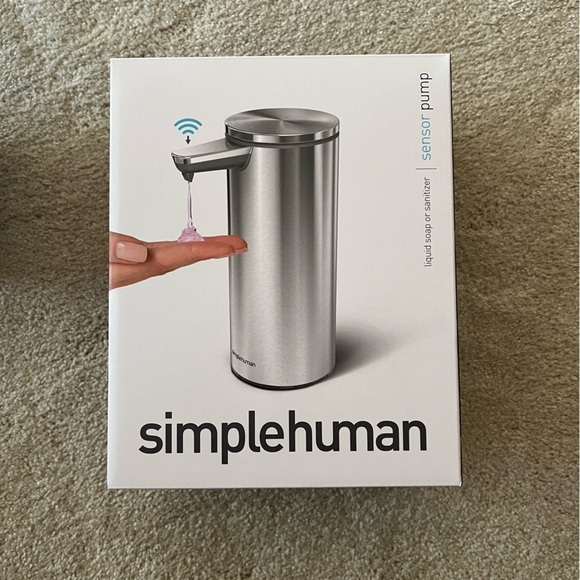 Simple Human Touch-Free Soap Dispenser. 9oz, Rechargeable, Stainless Steel - Picture 8 of 9